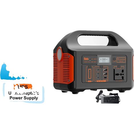 Station d'énergie portable, source d'énergie fiable, options de sortie multiples, 500W 220V UE (1/2)