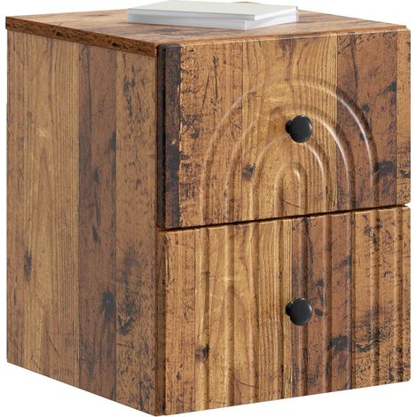 Maison Exclusive - Cabinet de chevet mural Bois ancien 33 x 34,5 x 40 cm (1/5)
