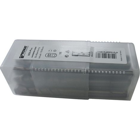 Trapano a percussione confezione grande D.6.0mm da lavoro L.50mm L.110mm 10 pz SDS-plus PROMAT