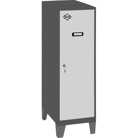 Casillero metálico SIMONLOCKER (101,5x30x50cm) ANTRACITA Y BLANCO (1/5)