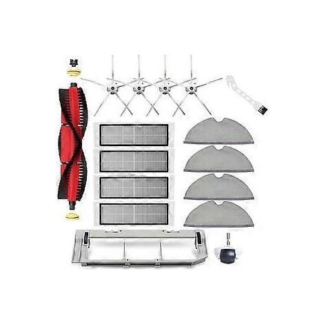 Pièces détachées pour aspirateurs robots S5, S50, S5 Max, S6, S6 MaxV, S6 Pure, E4 et E5 : brosse principale, filtre HEPA et serpillère. (1/5)