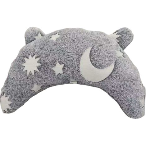 1 oreiller en forme de U pour chien, soutien cervical avec veilleuse intégrée, coussin apaisant pour animaux âgés ou anxieux (1/5)