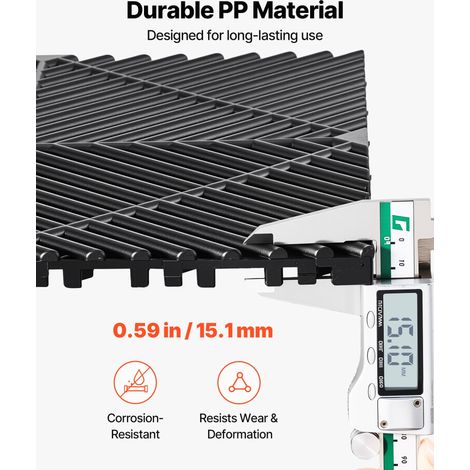 Dalles de Sol Clipsables pour Garage Tapis de Drainage Modulaire (1/5)