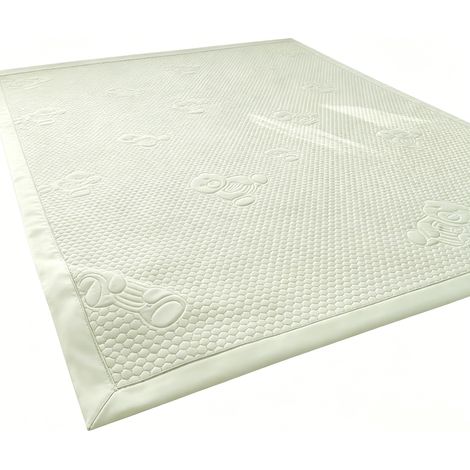 Nouveauté 2026 – Tapis de lit rafraîchissant motif petit ours, Surmatelas rafraîchissant, pour lit simple et double, disponible en plusieurs dimensions (1/5)