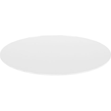 Planche à découper ronde en acrylique antidérapante et transparente pour la cuisine, idéale pour les légumes et les fruits. (1/5)