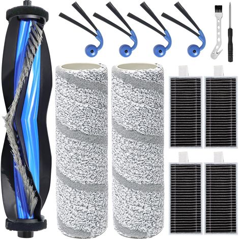 AQUATECHNICK - kit d'accessoires pour Ecovacs Deebot X11 — brosses principales, latérales et filtres, rendement de nettoyage durable (1/5)