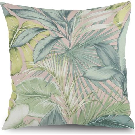 Housse de coussin floral papillon été, décoration canapé,45×45cm (1/5)