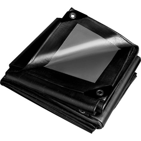 Gewebeplane 260g/m² mit Ösen, wasserdicht, UV-geschützt, 2m x 4m (1/5)