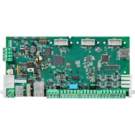 MEDEA/64-CPU-Karte – CPU-Karte für das MEDEA/64-Hybrid-Bedienfeld, integrierter LAN-Anschluss, Nr. 2 USB-Anschlüsse, 6 Eingänge + 2 E/A-Punkte, 2 Ausgänge, erweiterbar auf bis zu 64 E/A-Punkte, 2 RS48