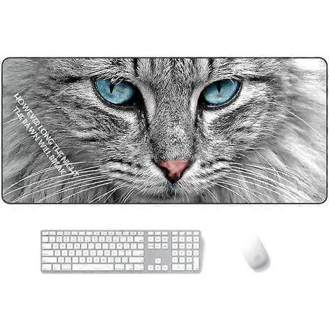Tapis de souris antidérapant en caoutchouc - 400 x 900 x 2 mm pour le bureau et les études 31 (1/2)