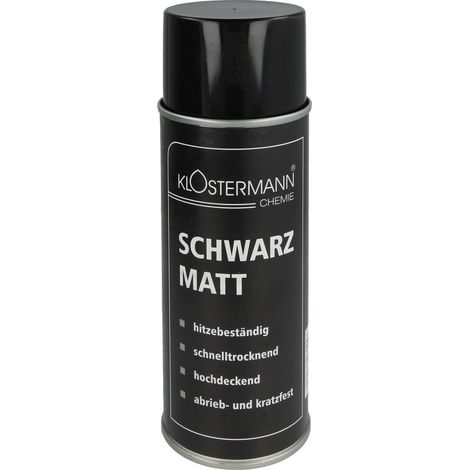 Spray acrylique noir mat aérosol 400 ml