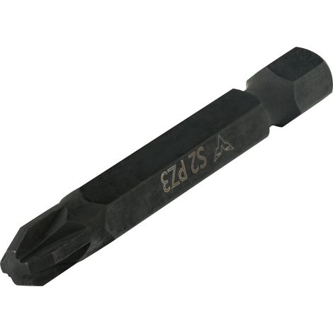 Embout magnétique cruciforme en acier S2 PZ2 x 50 mm, jeu de 16 (8 x 2 pièces) (1/2)