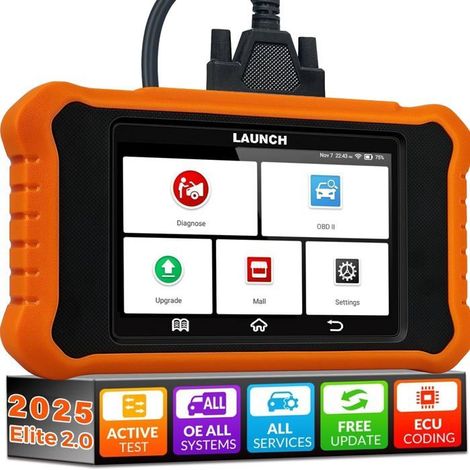 Valise diagnostic auto - LAUNCH - YZB06-A - BMW/Mini 2006+ - Android 8.1 4 pouces - 31+ services, codage ECU (1/5)