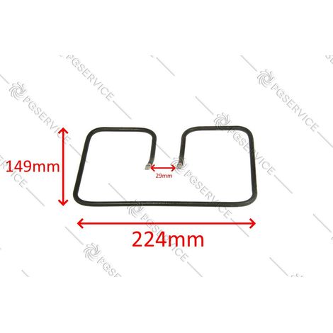 Delonghi resistenza 700W 115V piastra GrigliaTutto Ciack CG134 CG144 CG160 (1/2)