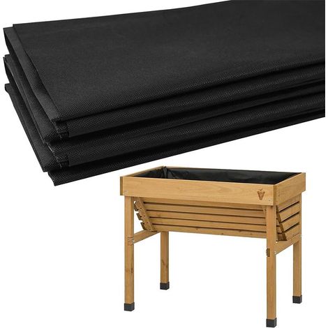 outdoor raised bed liner, heavy-duty planting bags, non-woven fabric padding for vegetable beds (1/5)
