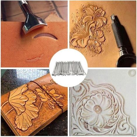 Outils pour l'artisanat du cuir : artisanat, impression sur cuir, sculpture sur cuir, impression (20 techniques). (1/5)