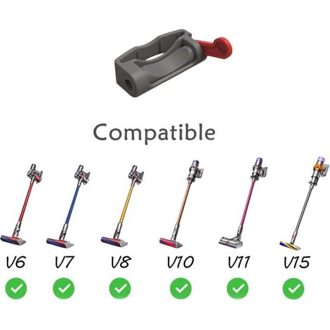 Ein-/Ausschalter-Steuerclip kompatibel mit Dyson V15, V6, V8, V7, V10 und V11 Absolute/Animal/Motorhead Staubsaugern sperrt den Ein-/Aus-Zustand des Netzschalters
