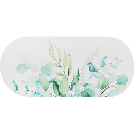 Tapis de salle de bain ultra absorbant et souple 45 x 100 cm déco Eden Garden - TENDANCE (1/2)