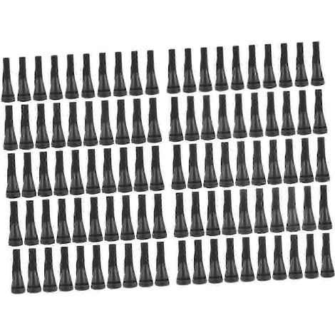 Lot de 100 doigts de plumeuse pour plumeuse à volaille pièces de rechange noires pour plumeuse à poulets et canards (1/5)