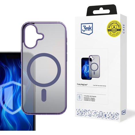 Funda MagCase 3mk Frosty Purple para Apple iPhone 16 Plus