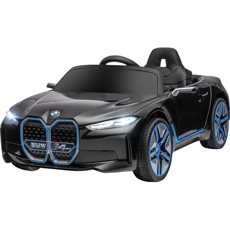 Macchina Elettrica per Bambini 12V con Licenza BMW I4 Nera (1/5)