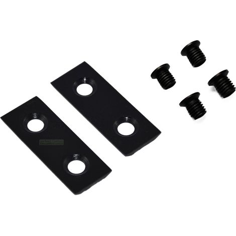 2 X 6,4 CM lame de broyeur / déchiqueteur à bois pour SCREWFIX TITAN TTB3535HR 2500W (1/3)