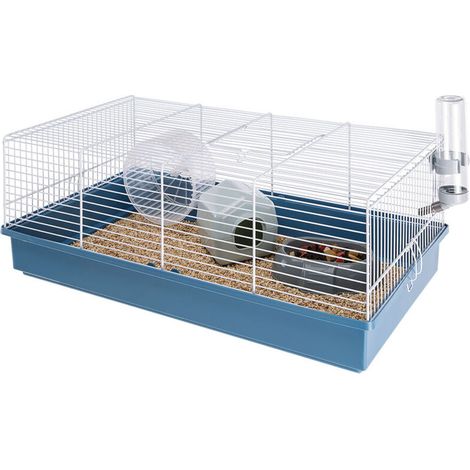 Cage pour rongeurs Ferplast Criceti 11 – Dimensions 57,5 x 31 x 21,5 cm – Espace entre barreaux 9,8 mm – Accessoires inclus (1/3)