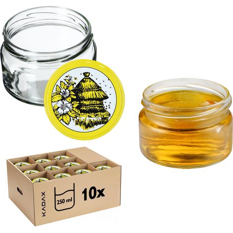 KADAX Glas Klara 250ml fi82 TO-250/1 Packung mit 10 Stück (1/5)