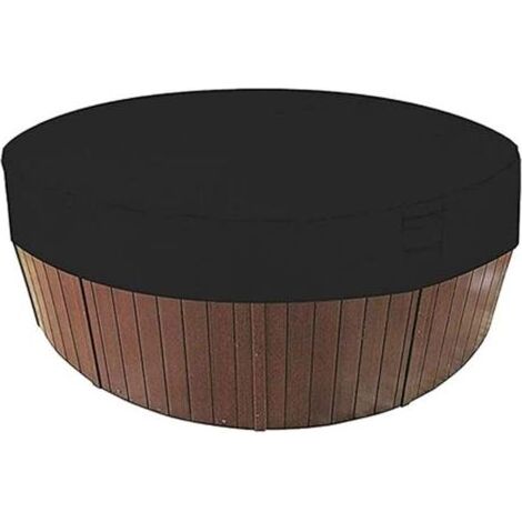 190x30cm Couverture de Piscine Ronde Piscine Bâche Solaire pour Piscine,Housse de Protection Spas Imerméable 100 Résistant Aux UV, 190T pour Extérieur Spa Baignoire (1/4)
