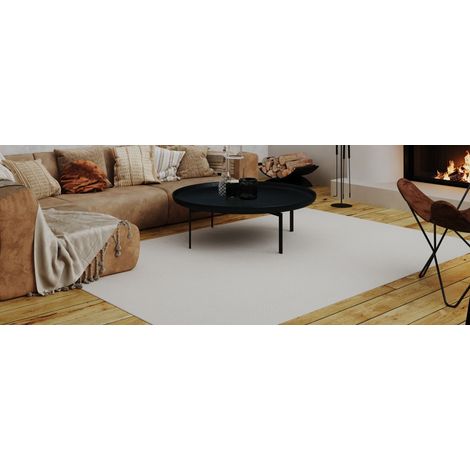 Kilim moderne Tapis Bohemian - Tapis en laine - 180x120cm, Rectangular - 100% Laine vierge - Tissé main - Blanc (1/5)