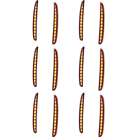 Lot de 12 feux arrière multifonctions à LED pour Honda Civic Hatchback 2016 2017 2018 (3 fonctions) (1/5)