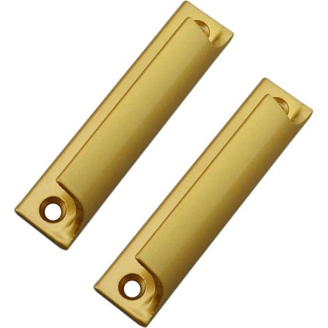 2 poignées coulissantes en alliage d'aluminium, petites de (1/5)