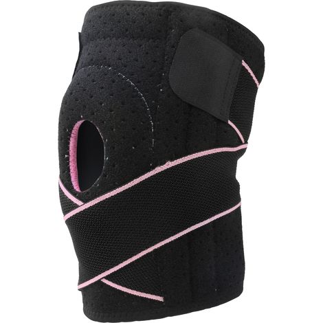 Genouillère de Compression Rose pour Running et Vélo - Soutien Articulaire Léger (1/5)