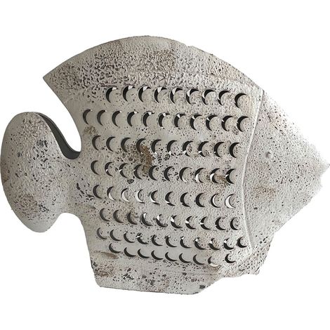 Signes Grimalt Figura De Pez Figuras Pez S Marinero Blanco 6x41x32cm 34646 (1/2)