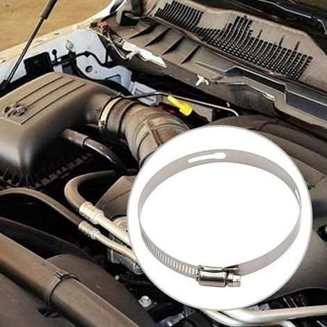 Comme le montre l'image, le matériau est l'ABS. Ce clip de fixation pour le tuyau d'admission du filtre à air du moteur est compatible avec les véhicules Dodge Ram. (1/5)