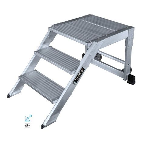 Escalera KTL MAX taburete fijo 45 grados