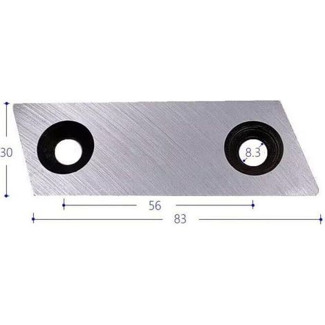 Lot de 2 lames pour outils de jardin - Lames de déchiqueteuse - Les deux lames de coupe s'adaptent au broyeur