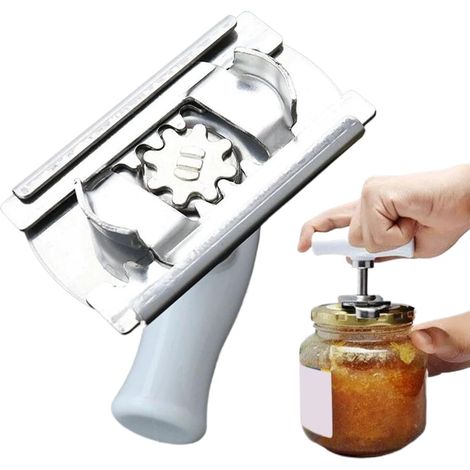Ouvre-Bocal Ouvre-Boîte Ajustable Acier Inoxydable (1/5)