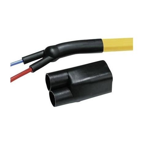 HellermannTyton 402-16039 Ripartitore preformato termorestringente 2 vie Diametro interno prima restringimento: 21 mm 1 (1/3)