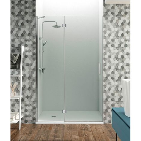 Mampara GLASS COMBI C Medidas de fijo y puerta: Rango 67-70 cm   Fijo 20 cm + Puerta 50 cm