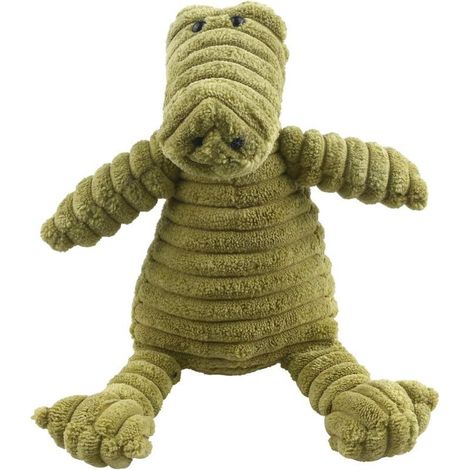 Jouet pour chien crocodile vert