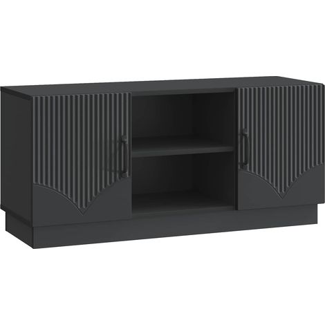 vidaXL Mobile TV Nero 102 x 34,5 x 47 cm Legno ingegnerizzato