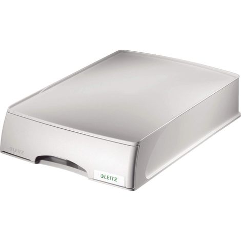 Leitz Cassettiera componibile per vaschette portacorrispondenza, Formato A4, Grigio, Gamma Plus, 52100085 (1/5)
