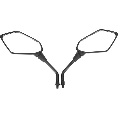 rétroviseurs de moto couleur fibre de carbone 22 mm, universels, pour guidon, quad et scooter (1/5)