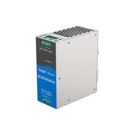 FUENTE DE ALIMENTACION RUIJIE RG-NIS-PA240-54 PARA SWITCHES INDUSTRIALES 240W 54V DC