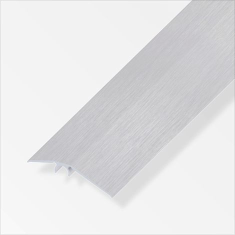 alfer Niveauausgleichs-Profil 2 m, 56 mm Aluminium eloxiert gebürstet grau Profil