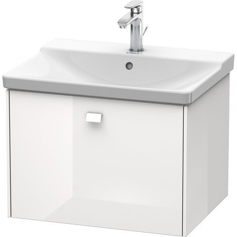 BRIOSO mobile lavabo maniglia cromata 450x620x479mm Ciliegio Ticino