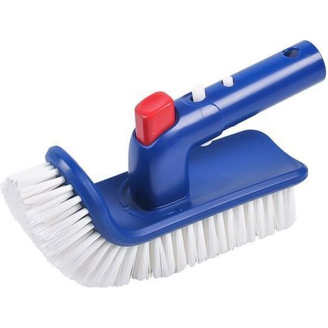 Brosse rotative pour piscines, marches et coins, nettoyage manuel, spa, salle de bain, surfaces humides, durable, poils denses (1/4)