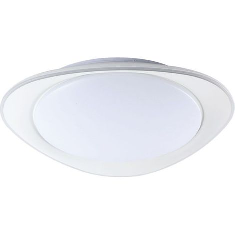 Lámpara de techo LED redonda V-TAC de 40 W con control remoto, CCT 3 en 1, blanca, D450 mm, regulable, elíptica