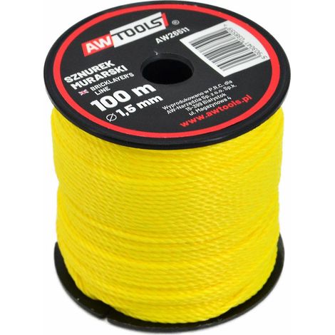 Attrezzo per muratore awtools brick line lunghezza 100 m diametro 1,5 mm